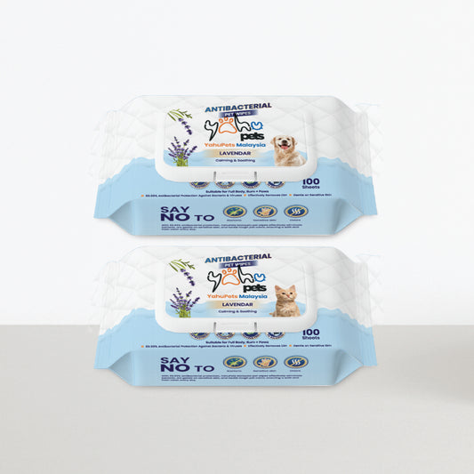 99.99% Antibacterial Pet Wipes Cat/Dog