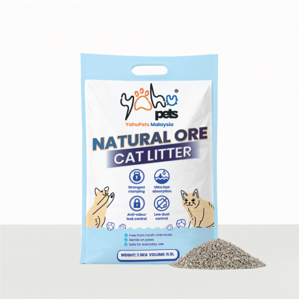 Natural Ore Bentonite Cat Litter 11.5L/7.5KG
