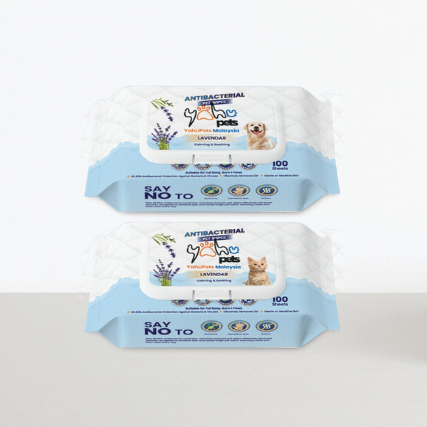 99.99% Antibacterial Pet Wipes Cat/Dog