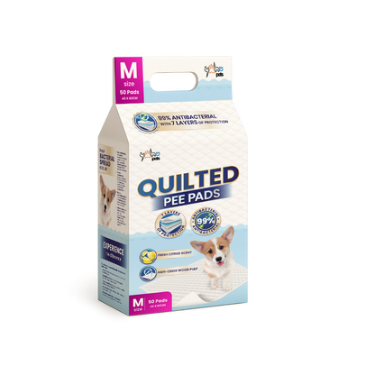 Standard 99% Antibacterial Pee Pad - Odor Control, Clean Use, Strong Absorbency