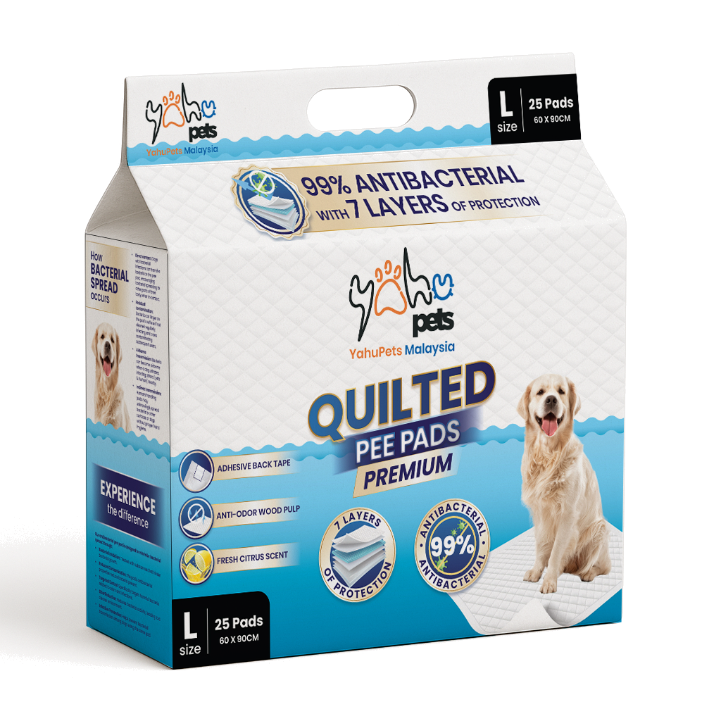 Premium 99% Antibacterial Pee Pad - No Odor, No Mess, Max Absorbency