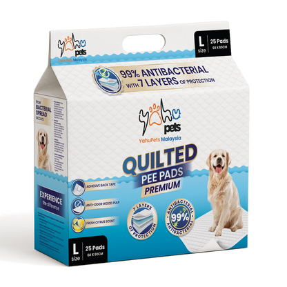 Premium 99% Antibacterial Pee Pad - No Odor, No Mess, Max Absorbency